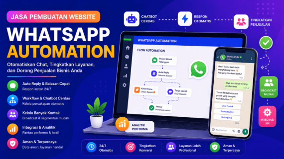 Jasa Pembuatan Website WhatsApp Automation untuk Scale-up Bisnis
